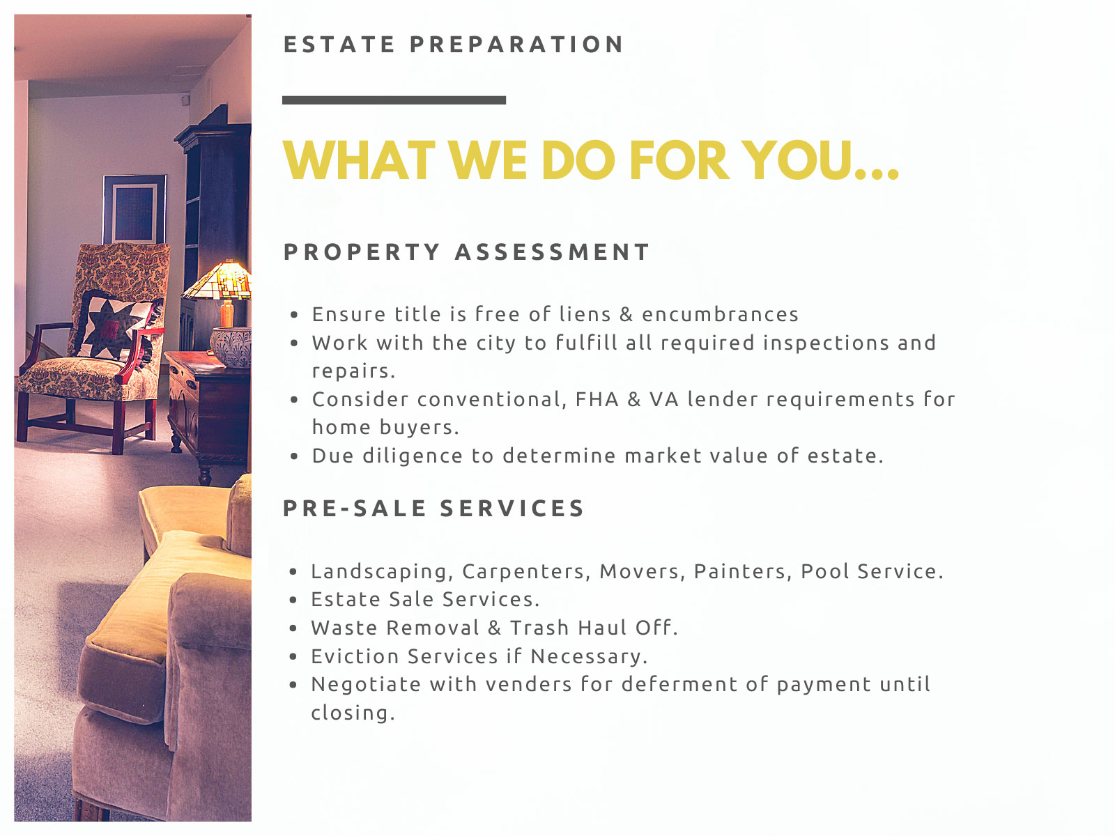 [Original size] Estate Transitions